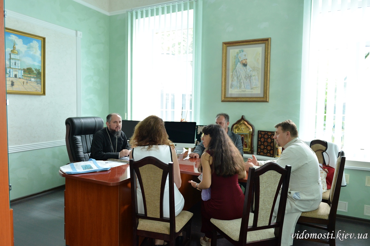 Відбулася зустріч ректора КПБА з американською делегацією Свято-Миколаївської парафії у Філадельфії (США)