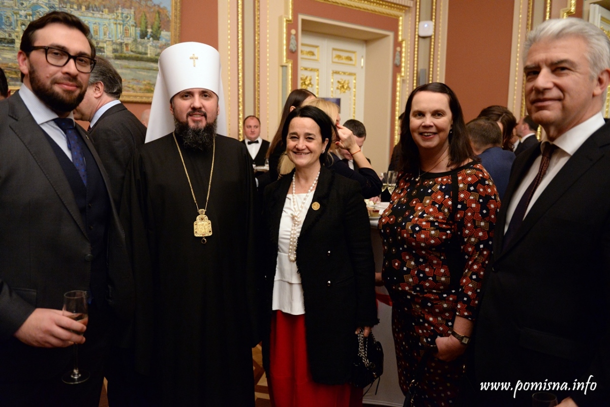 Блаженніший Епіфаній взяв участь у щорічному дипломатичному прийнятті у Маріїнському палаці
