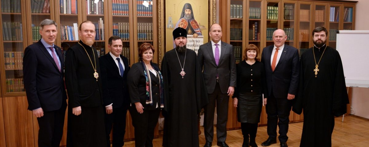 Блаженніший Епіфаній зустрівся з новообраним президентом Світового конгресу українців Павлом Ґродом