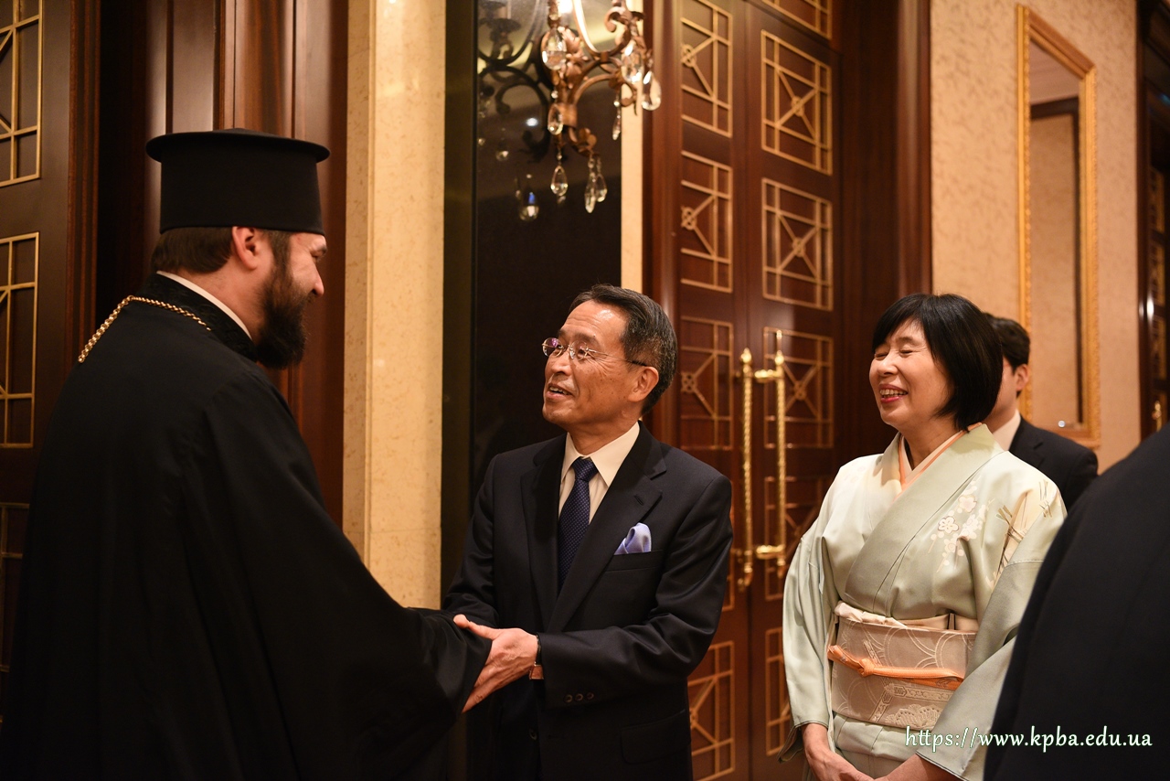 Ректор Київської православної богословської академії взяв участь у прийомі посольства Японії