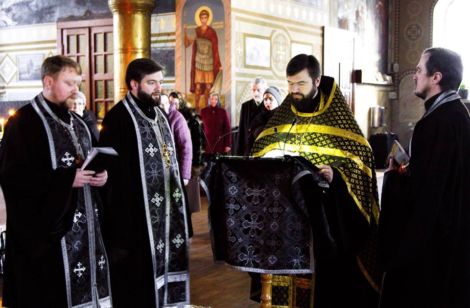 Ректор КПБА звершив богослужіння в Свято-Покровському соборі м.Києва