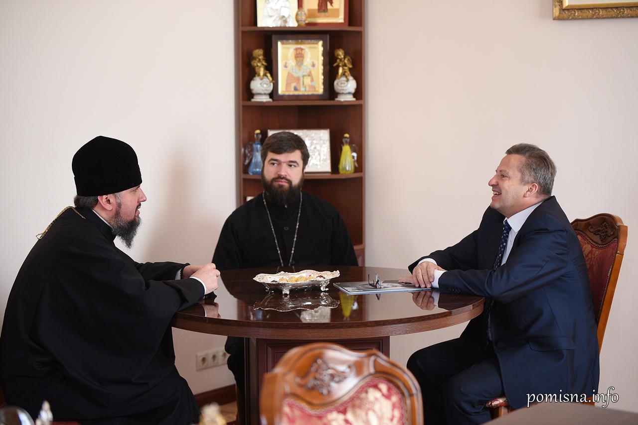 Предстоятель і ректор КПБА зустрілись із ректором Київського університету права