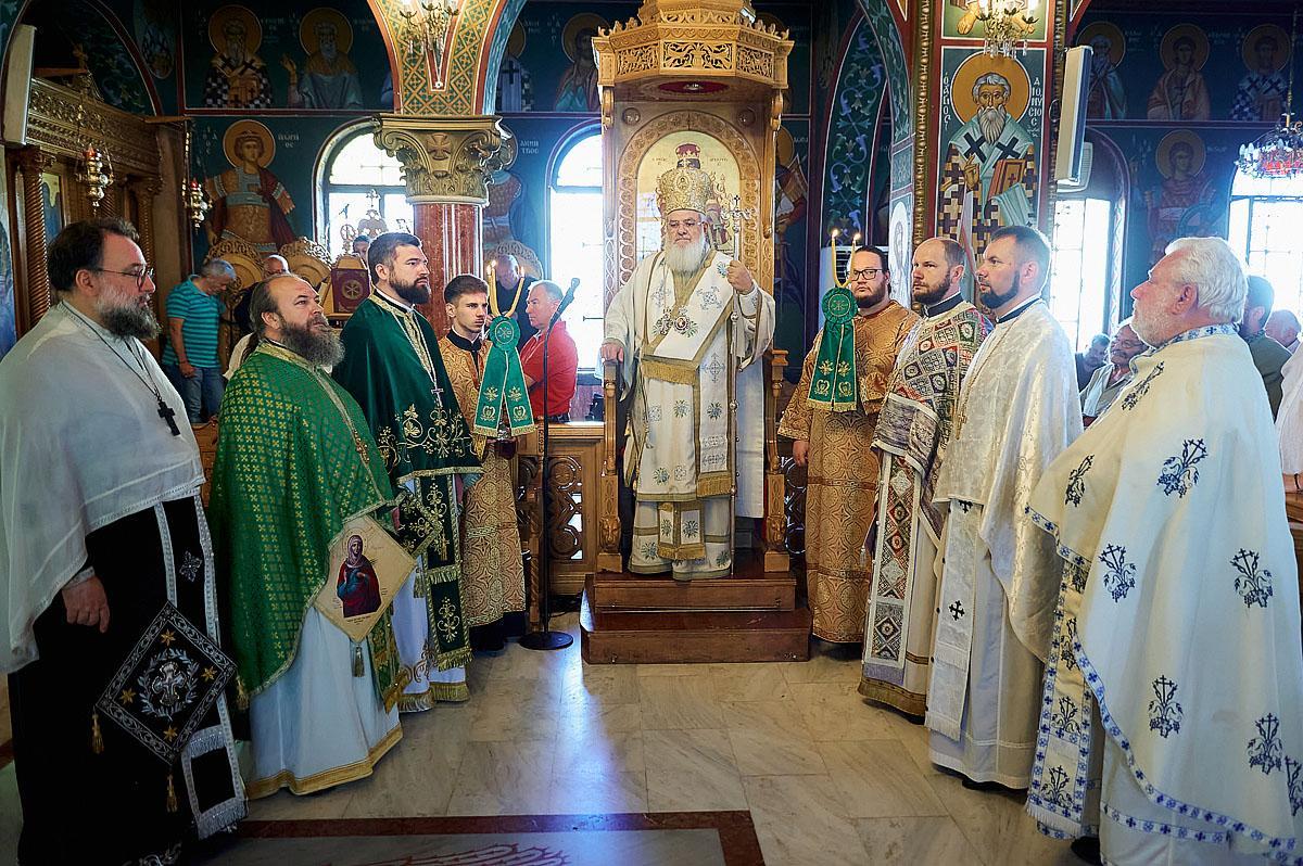 Богослужіння на свято Воздвиження чесного Хреста