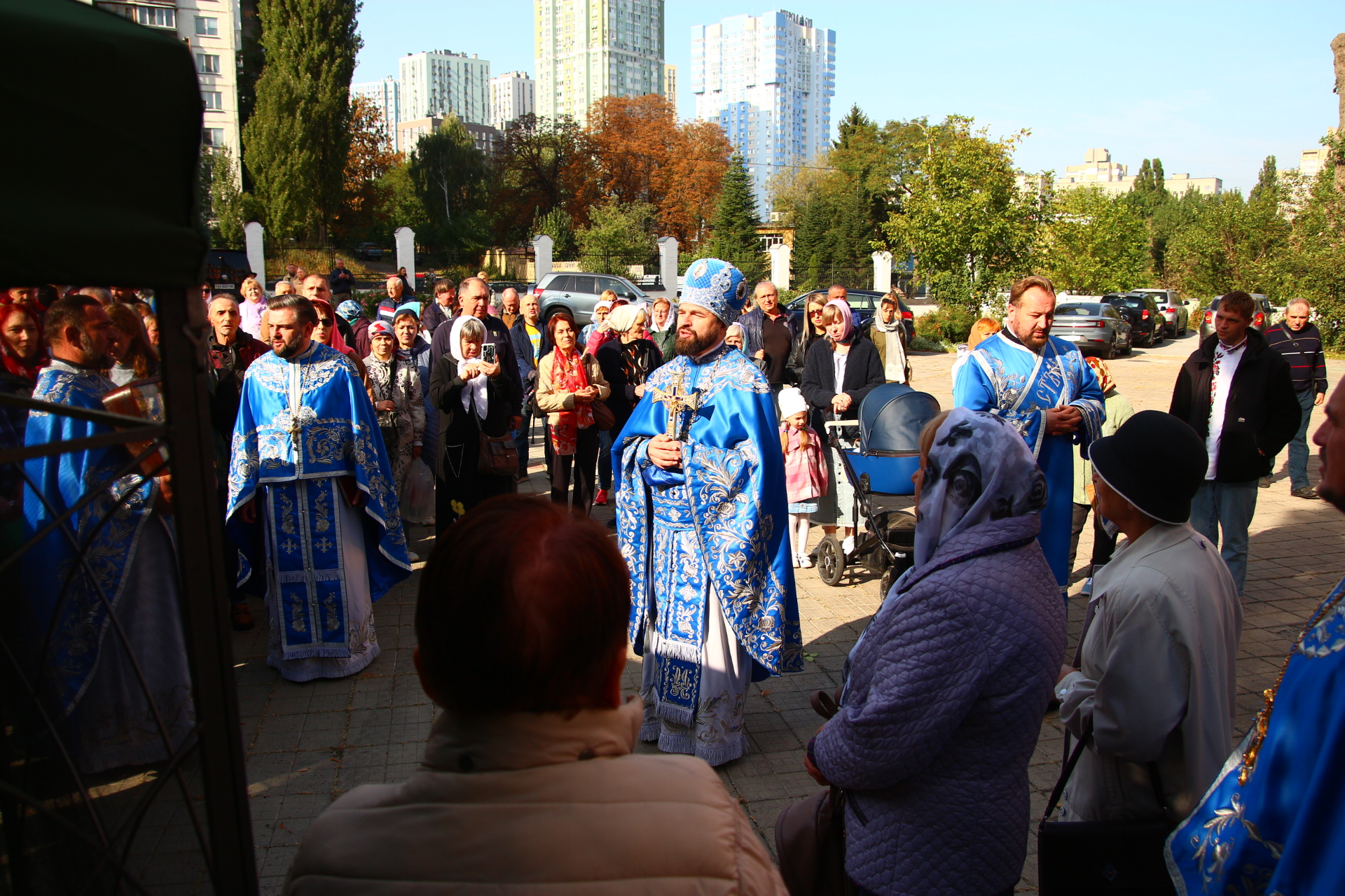 Служіння ректора у храмове свято Покрови Пресвятої Богородиці