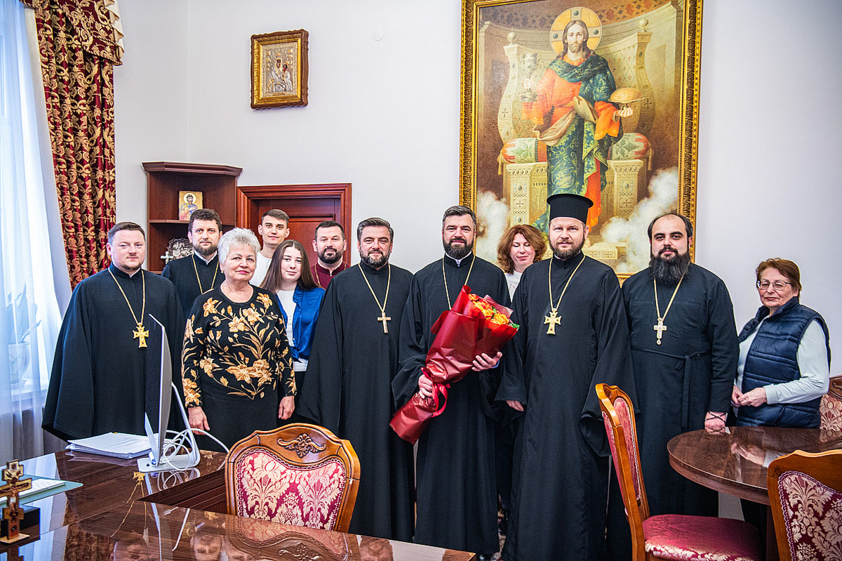 Привітали професора протоієрея Олександра Трофимлюка з днем народження