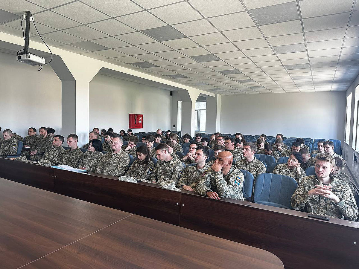 У Національному університеті оборони України відбулася лекція викладача КПБА на тему «Християнство та молодь»